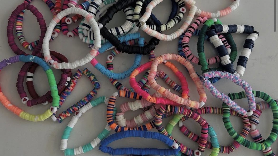 Colorful handmade bracelets