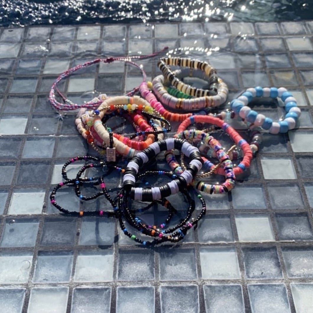 Handmade beaded bracelets